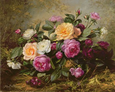 AB235 Full Blown Roses by Albert Williams